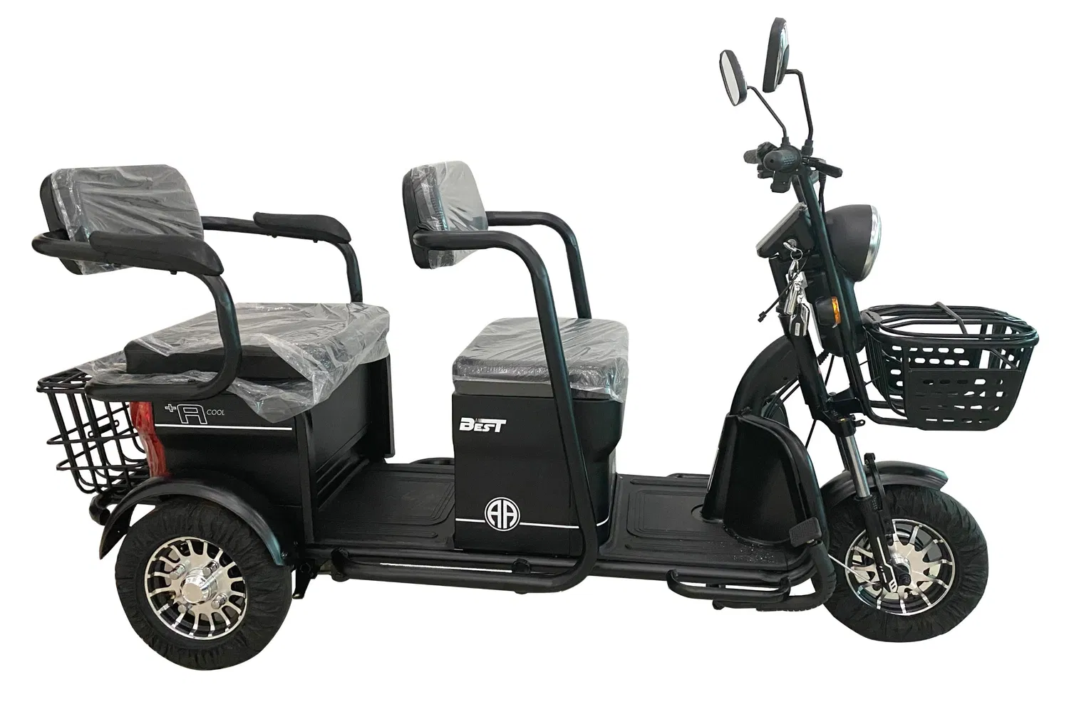 Triciclo eléctrico de ocio Haolin, scooter para personas mayores, moda y ocio