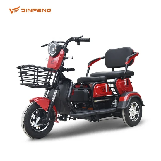 2023 Triciclo para adultos Scooter eléctrico de 3 ruedas para personas mayores y discapacitados Triciclo de ocio E-MARK Jinpeng OEM